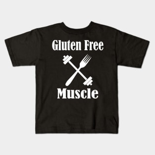 Gluten Free Muscle,Gluten Free Diet Gift,Gluten Allergy Kids T-Shirt